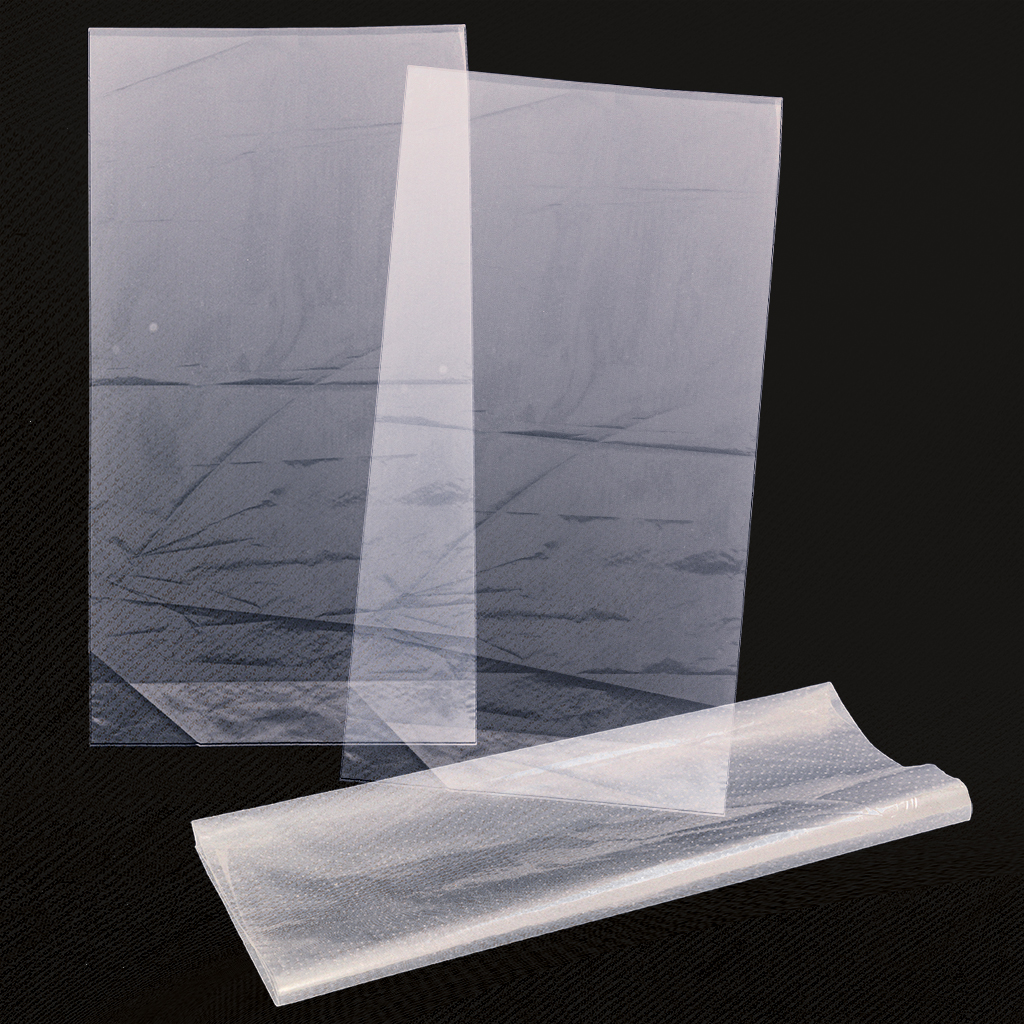 Transparante broodzak, 250x460+80+40 mm