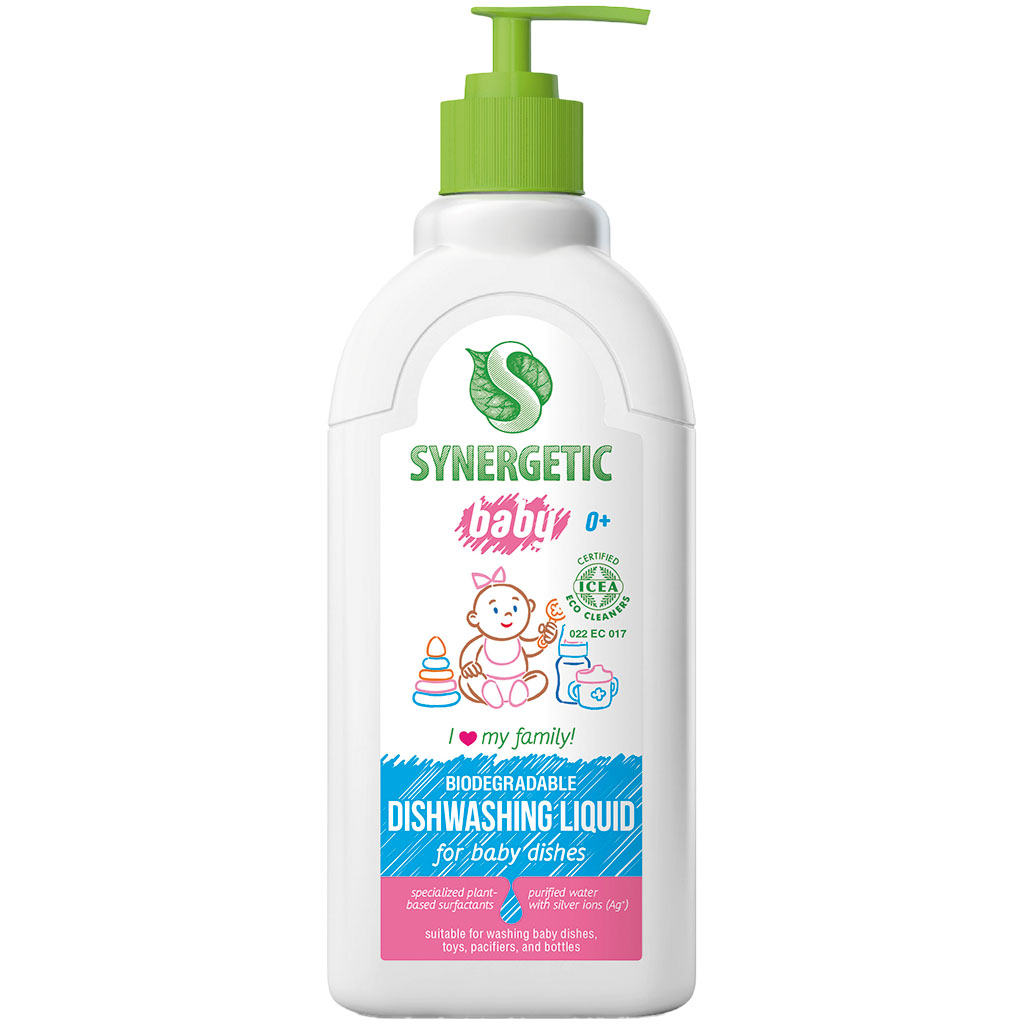 Synergetisch biologisch afbreekbare afwasgel voor kinderarti