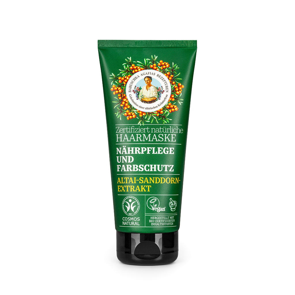 Gecertificeerd natuurlijke haarmasker voedingszorg en kleurb