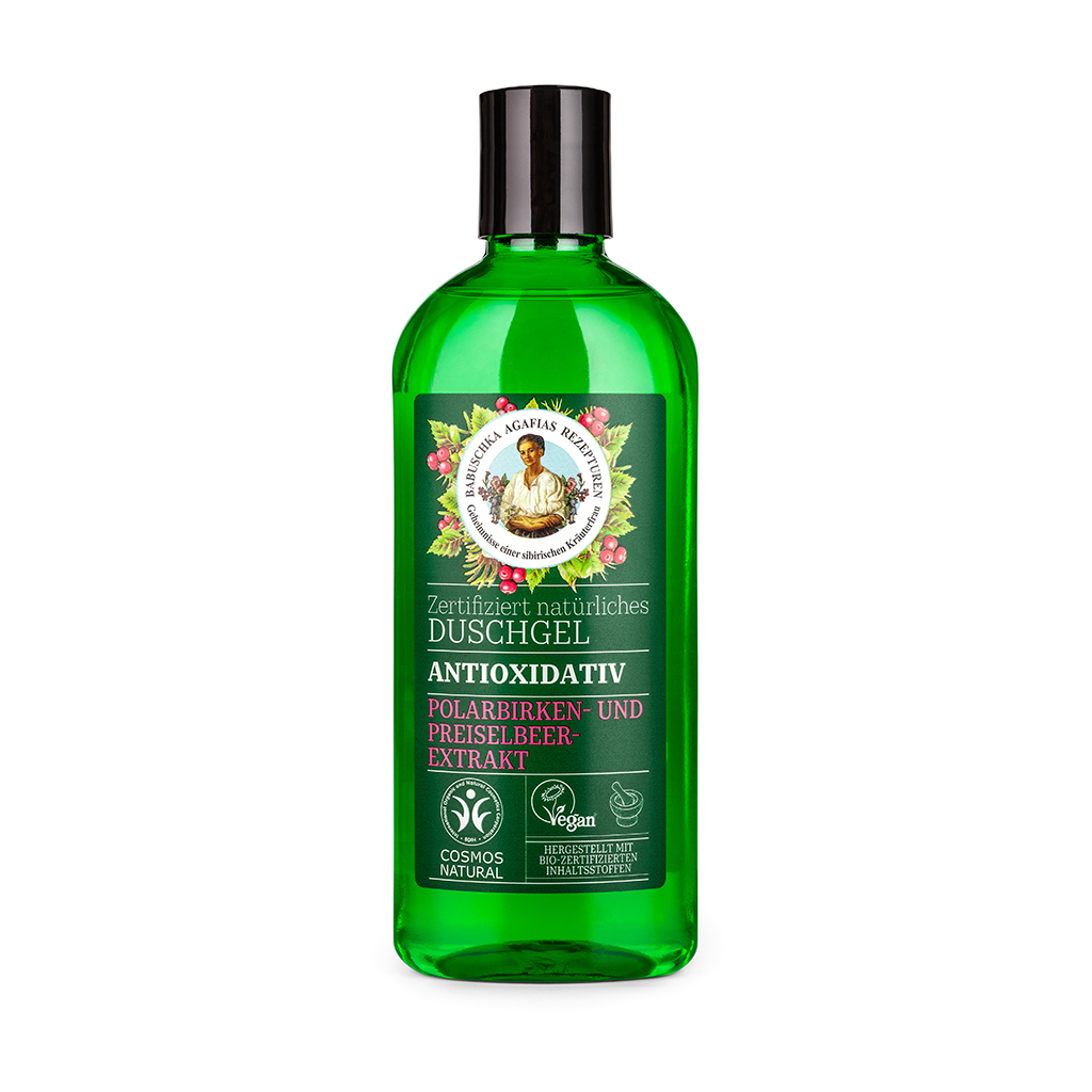 Gecertificeerd natuurlijke douchegel antioxidatief