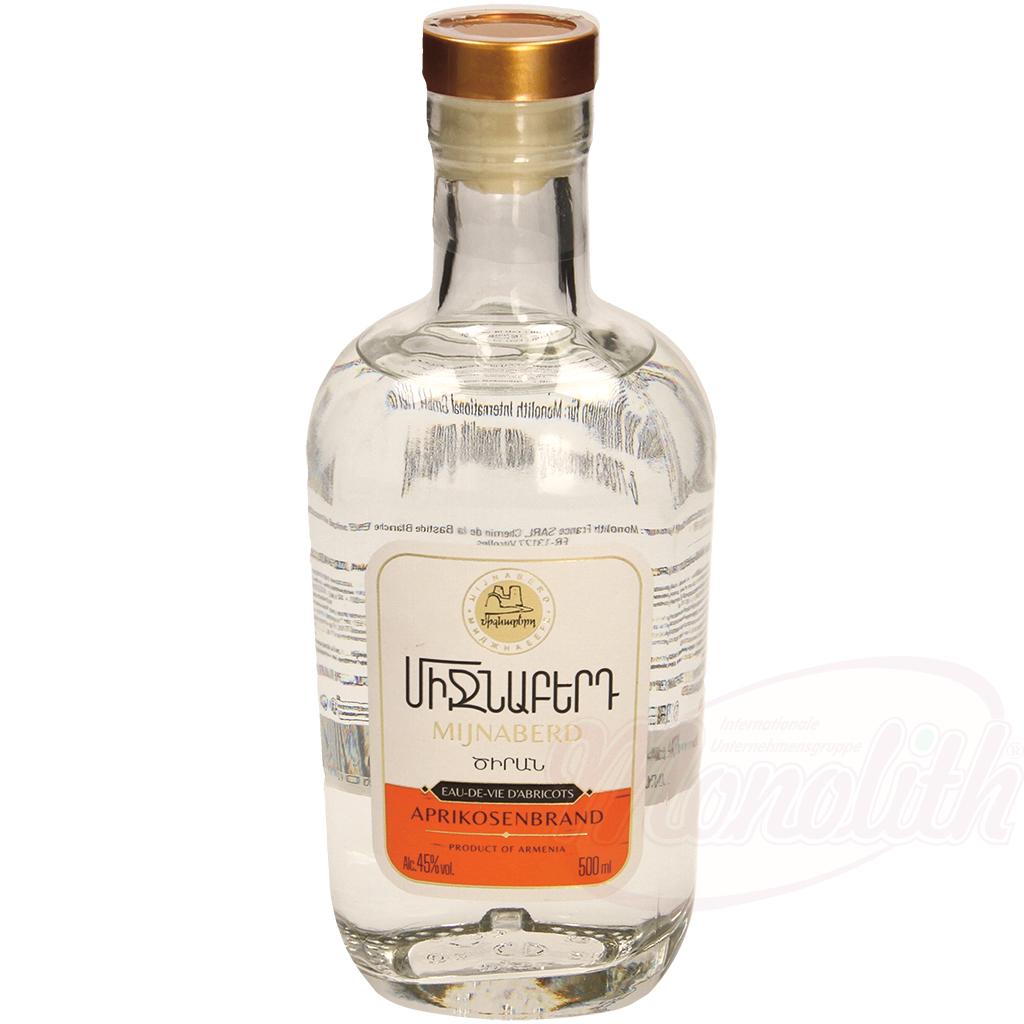 Armeense brandewijn van abrikozen 45% 0,5l