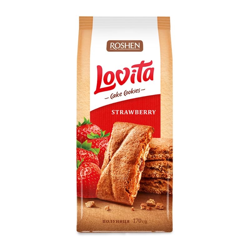 Lovita koekjes met aardbeismaak