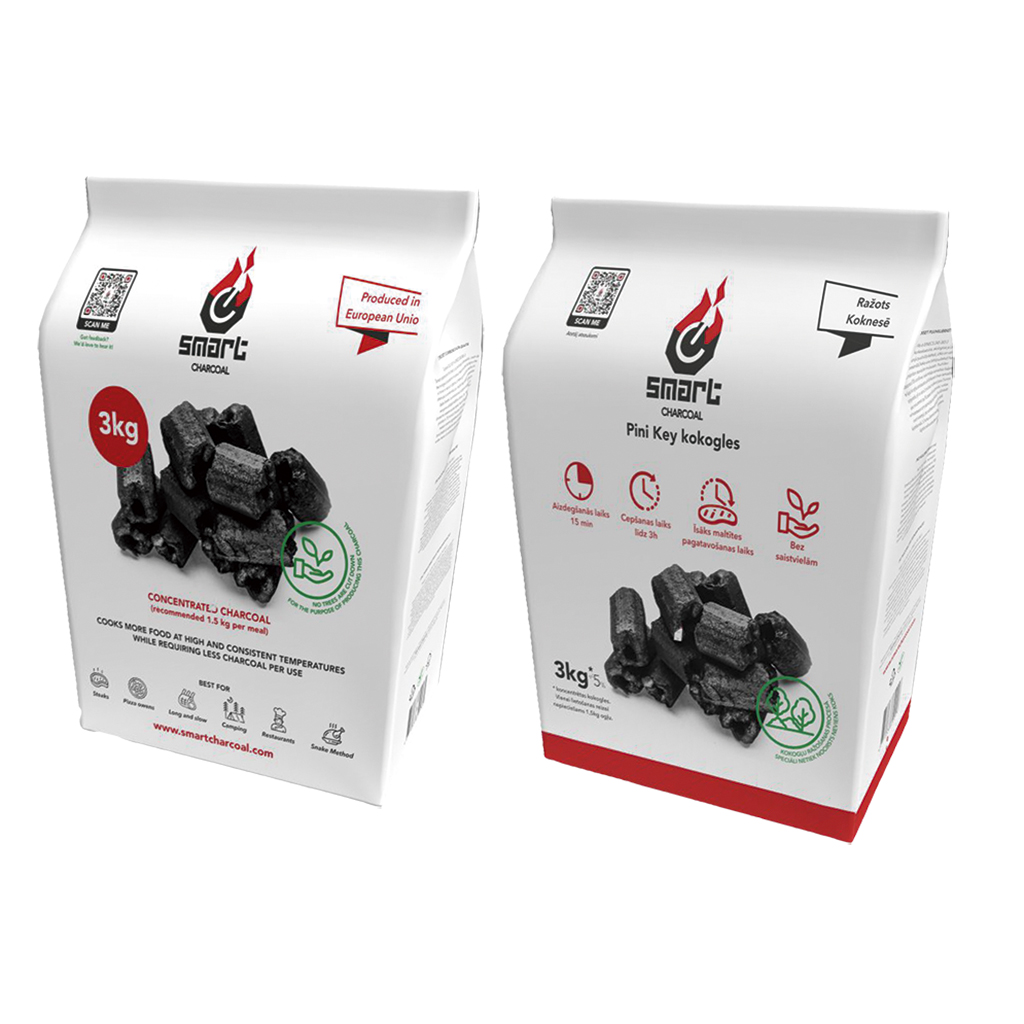 Grill-houtskoolbriketten, niet geïmpregneerd