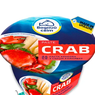 Vodnyi Svit smeerpasta krab met camembert