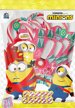 Minions candy canes
