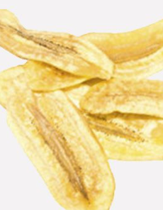 Bananen gedroogd