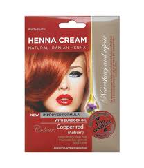 Iraanse creme Henna koperrood 50ml