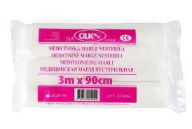 Niet-steriel medisch gaas, 100% katoen, 3 m x 90 cm