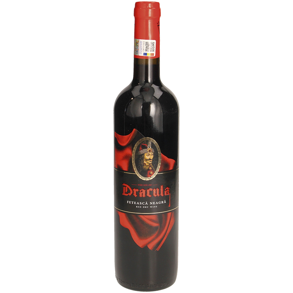 Вино, красное "The Sin of Dracula Fetească Neagra",сухое,13%