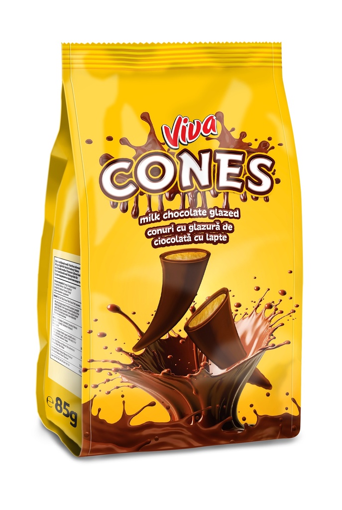 VIVA HOORNTJES - HOORNTJES MET MELKCHOCOLADEGLAZUUR