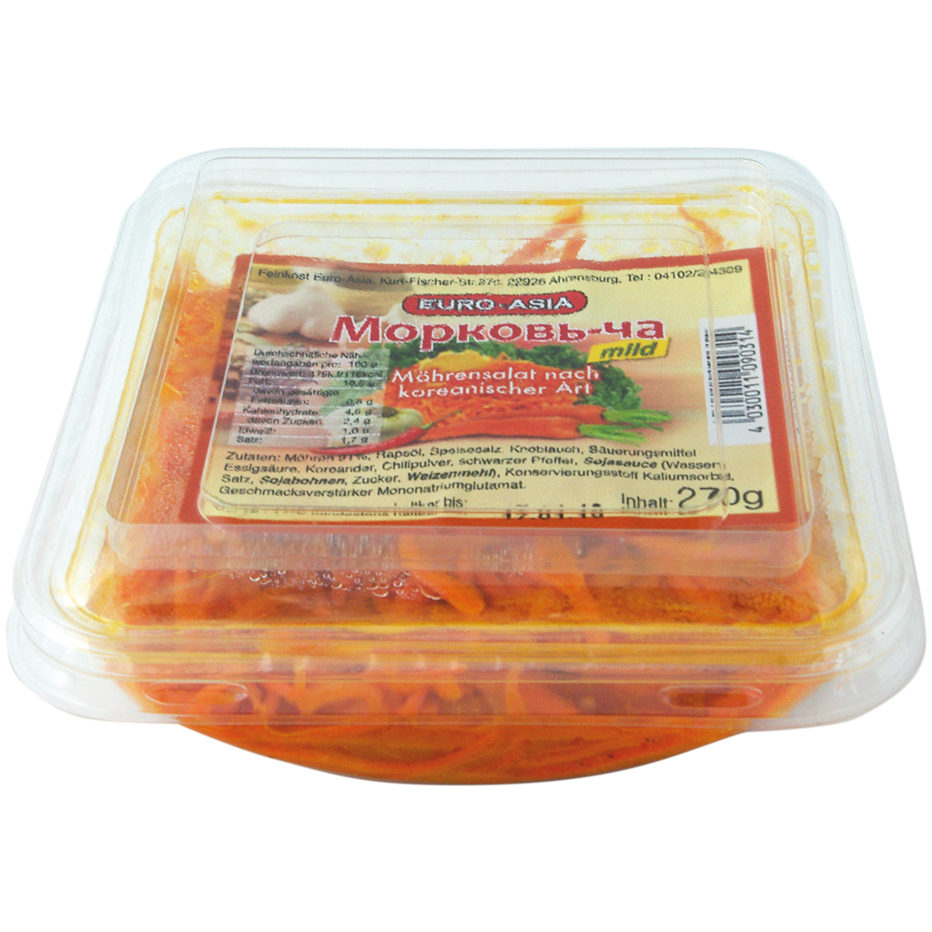 Möhrensalade naar Koreaanse stijl mild