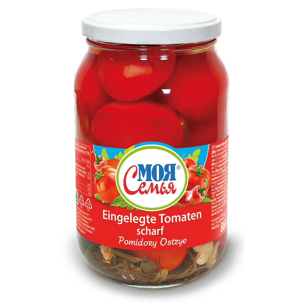 Ingelegde tomaten pikant