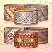 Papieren vorm voor kulich middel