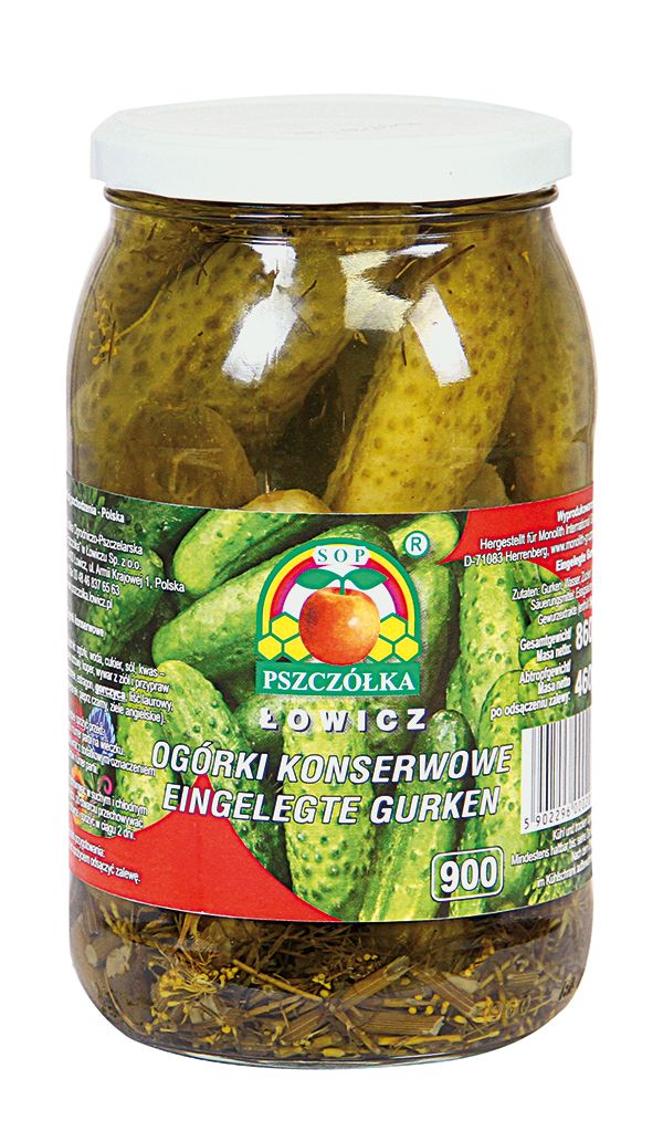 Ingemaakte komkommers "Ogorki konserwowe"