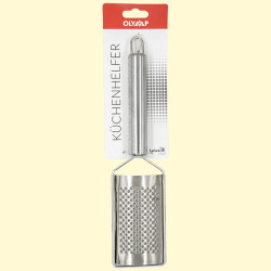Küchenhelfer, Handreibe aus Edelstahl, 23,5 x 5,5c