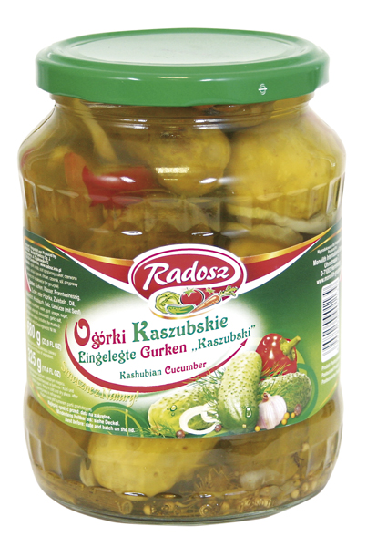 Ingelegde komkommers "Ogorki Kaszubski"