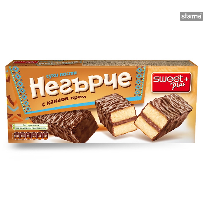 Sweet Plus Neger koekjes met cacaocreme 160g