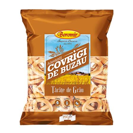 Boromir Zemelen Gedroogde Covrigi cu Tarate 250g