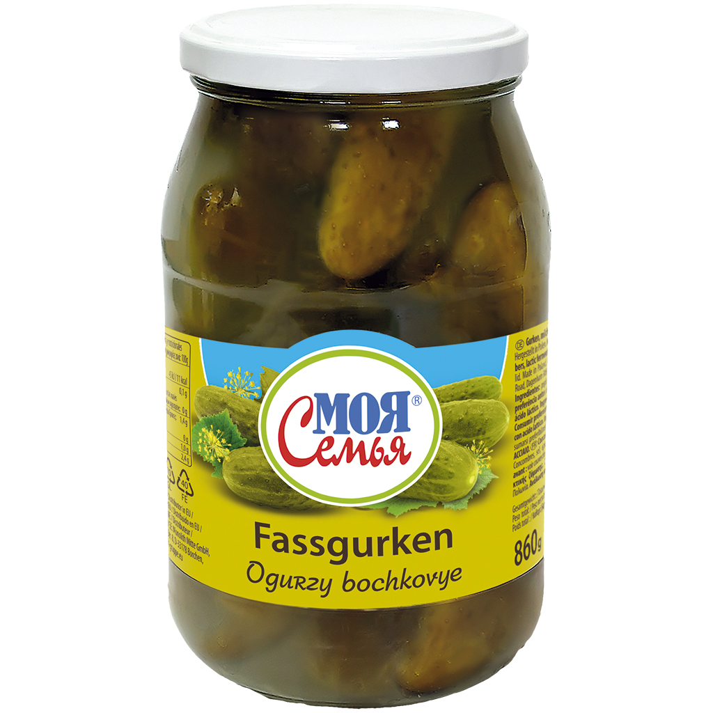 Gefermenteerde augurken met melkzuur