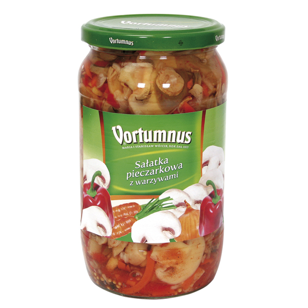 Champignonsalade "Salatka pieczarkowa z groenten"