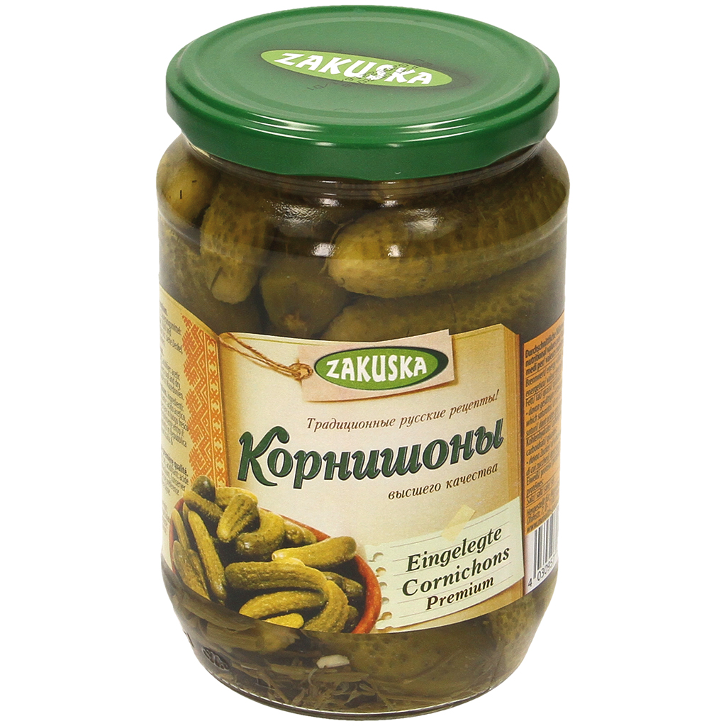 Premium ingemaakte cornichons