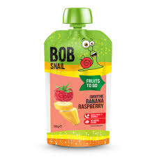 BOB SNAIL SMOOTHIE BANAAN/FRAMBOOS 120G
