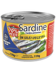 NAVODUL SARDINES IN VEGETABLE OIL 170G