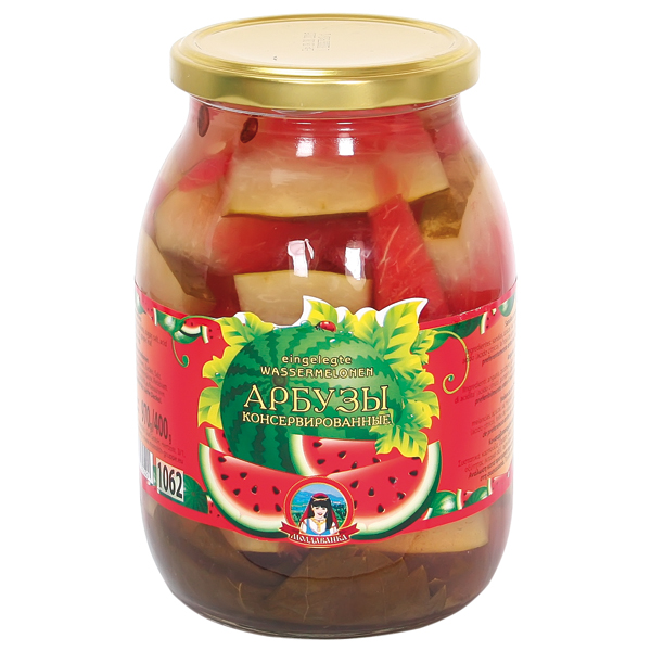 Gemarineerde watermeloenen "Moldavanka"