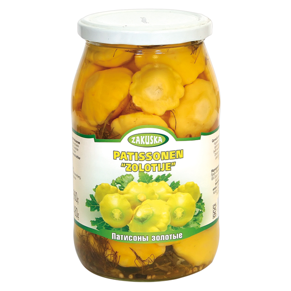 Маринованные патисоны
