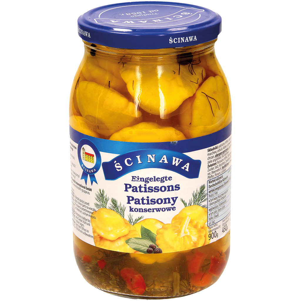 Ingelegde patissons "Patisony konserwowe"