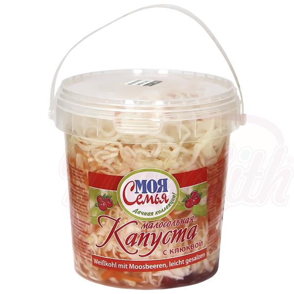 Moja Semja Vers gefermenteerde witte kool met veenbessen