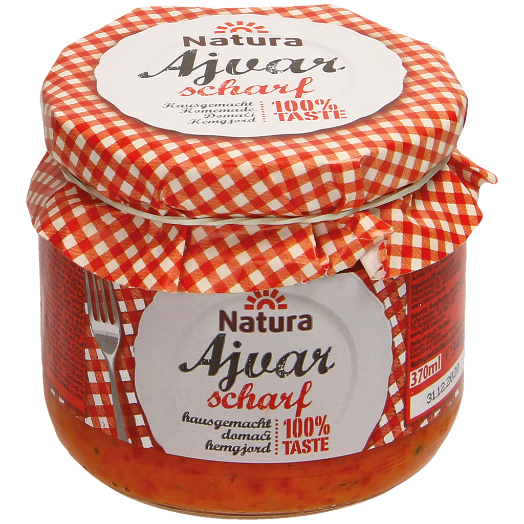 Paprika bereiding "Ajvar" scherp huisgemaakt