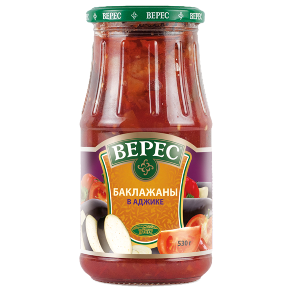 Aubergine in kruiden saus "Adjika"