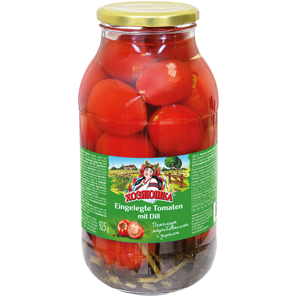 Ingelegde tomaten met dille