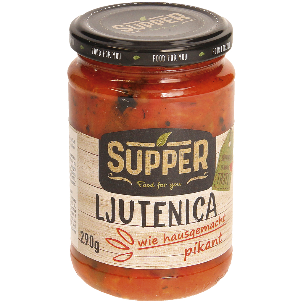 Groentebereiding "Lutenica", pikant.