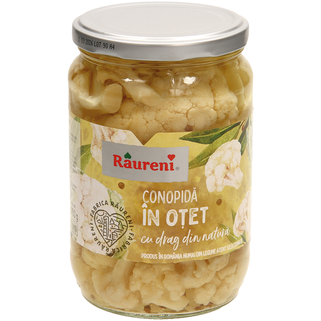 "Conopida in otet"-Маринованная цветная капуста. Пастеризова