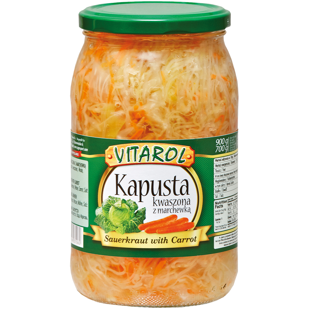 Квашенная капуста с морковью