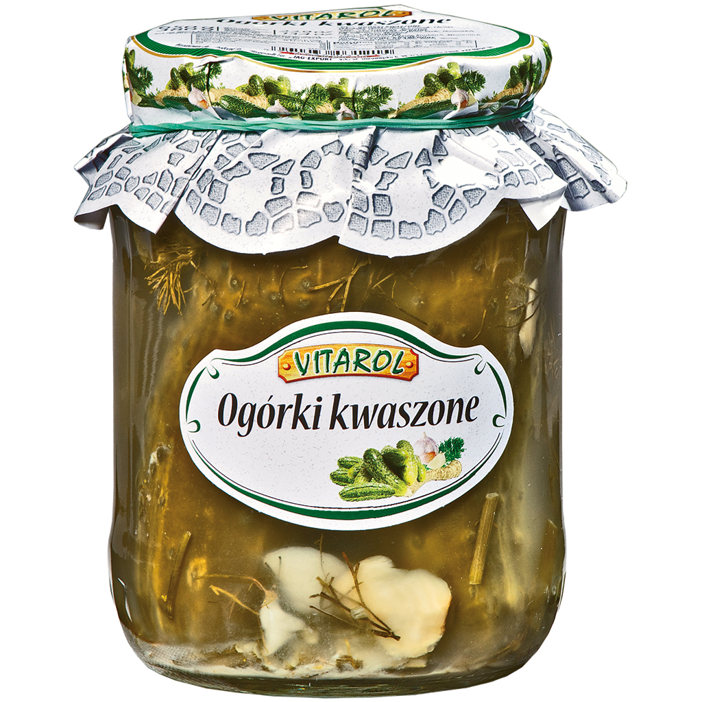 Augurken volgens huisgemaakte stijl, natuurlijke fermentatie