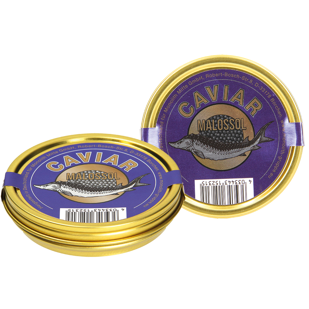Steurkaviaar (Acipenser baerii) "Malossol"