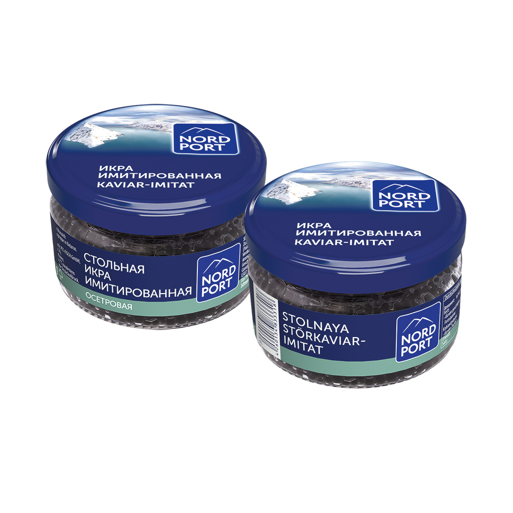 Steurkaviaar - Imitatie van visbouillon en alginaatomhulling