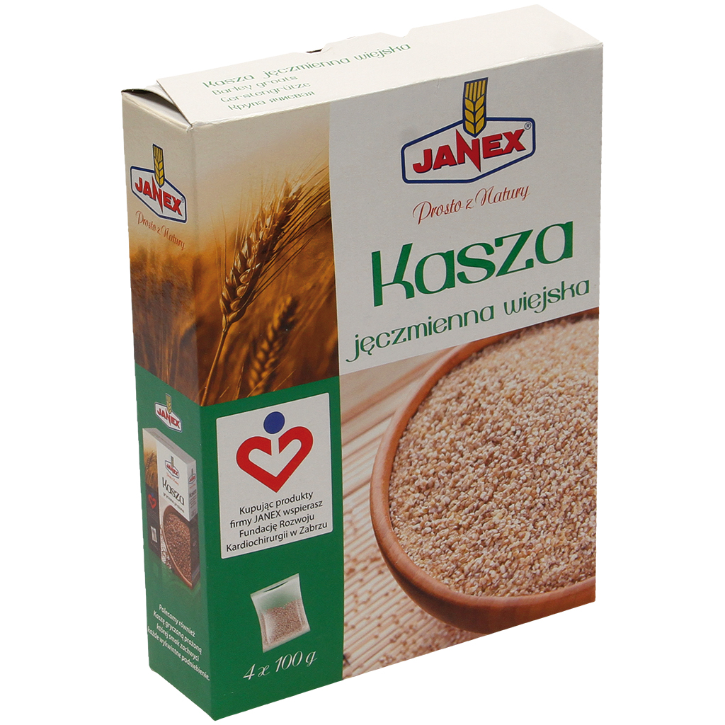 Gerstengraan in kookzak "Kasza jeczmienna" 4 x 100g