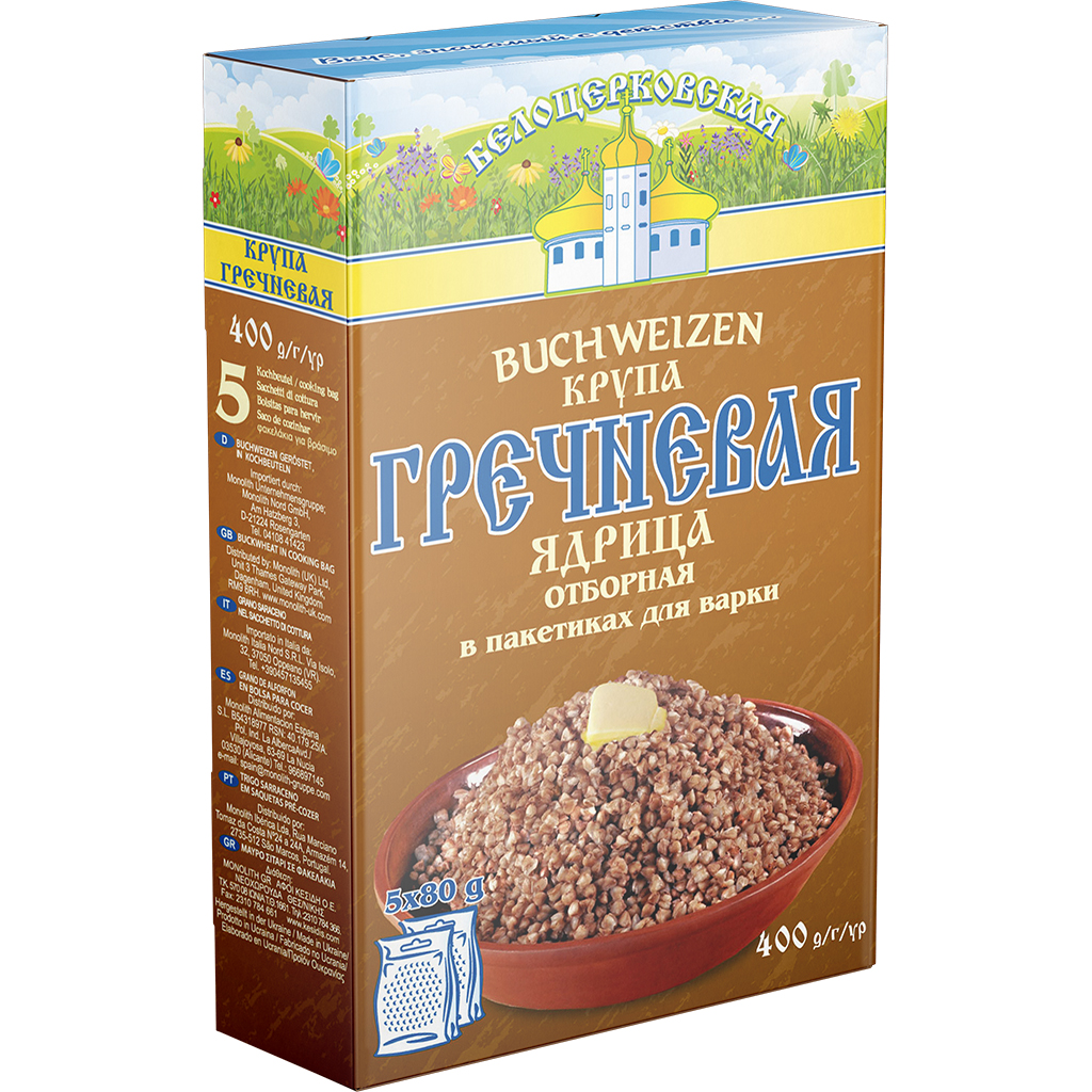 Гречневая крупа в пакетиках для варки