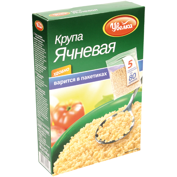 Uwelka Gerstgries in kookzakken 5 x 80g