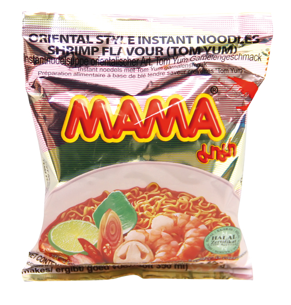Instantnoedels met garnalensmaak "MAMA"