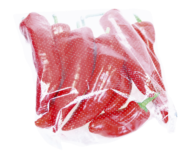 Paprika corno rood verpakt