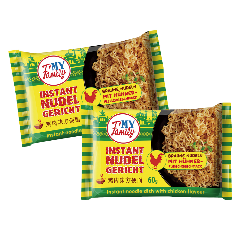 "MY FAMILY" Instantnoedelgerecht met kippenvleessmaak
