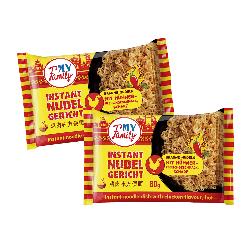 "MY FAMILY" Лапша быстрого приготовления со вкусом курицы, о