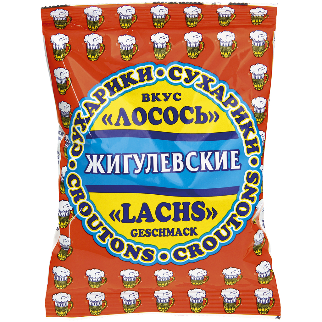 Croutons met zalmsmaak