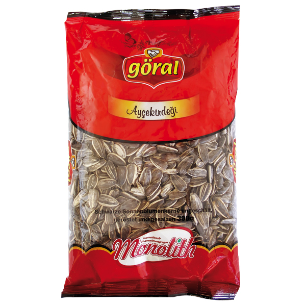 Gestreepte zonnebloempitten met schil, geroosterd en gezoute