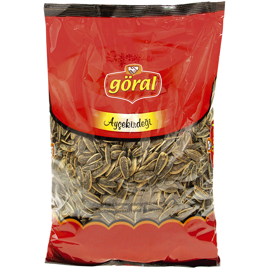 Полосатые семечки неочищенные, жареные и соленые